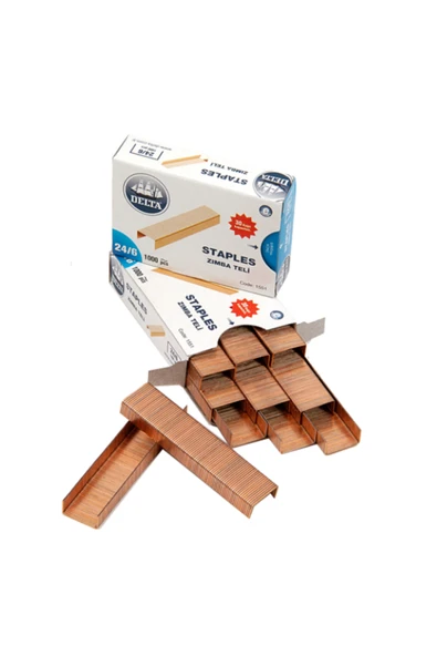 Zımba Teli 1000 Li 24/6 Sarı 1551 10'lu Paket ürün görseli 1