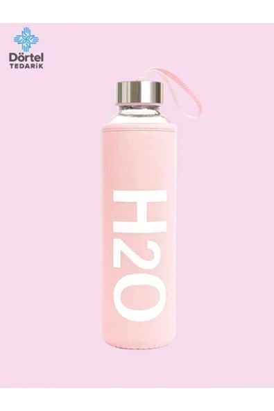 Tohana H2o Kılıflı Cam Matara 600 Ml ürün görseli 1