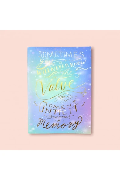 Be Amazing Mottolu Çizgisiz Defter - Resim 2