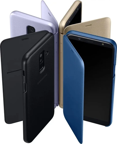 Samsung Galaxy A6+ Plus Flip Wallet Kapaklı Cüzdan Kılıf ürün görseli 1
