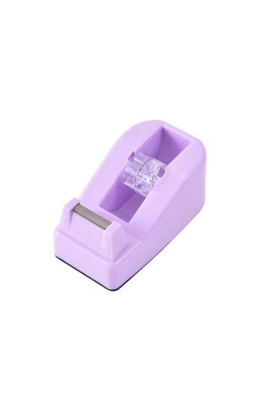 Mini Yapışkan Bant Rulo Kesme Aleti, Doldurulabilir 18x20 mm Ev Okul Ofisi için Sarma Bandı Mor ürün görseli 1
