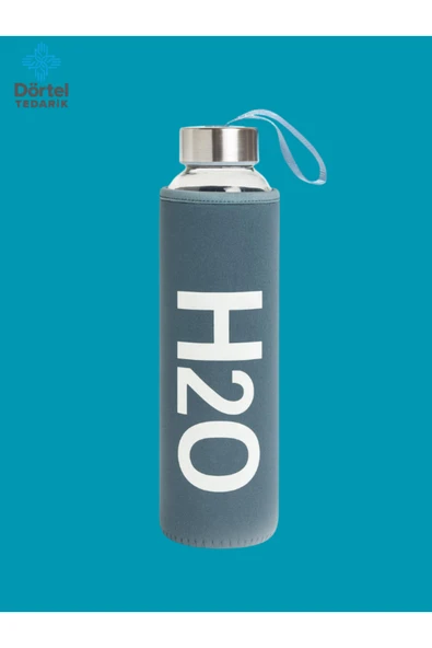 Tohana H2o Kılıflı Cam Matara 600 Ml ürün görseli 1