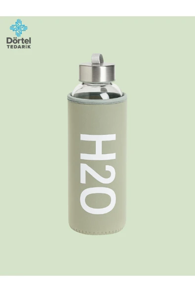 Tohana H2o Kılıflı Cam Matara 600 Ml ürün görseli 1
