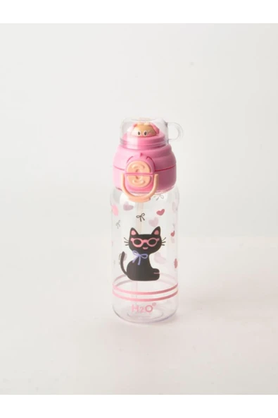 Tohana H2o Sevimli Desenli Polikarbon Matara 650 ML ürün görseli 1