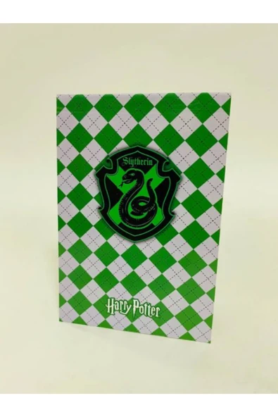Harry Potter Lisanslı Slyherin Notepad - Resim 2
