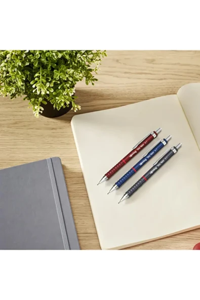 Rotring Okul Seti Tikky Retro 0.7+Min Silgi Hediyeli Mavi - Resim 4