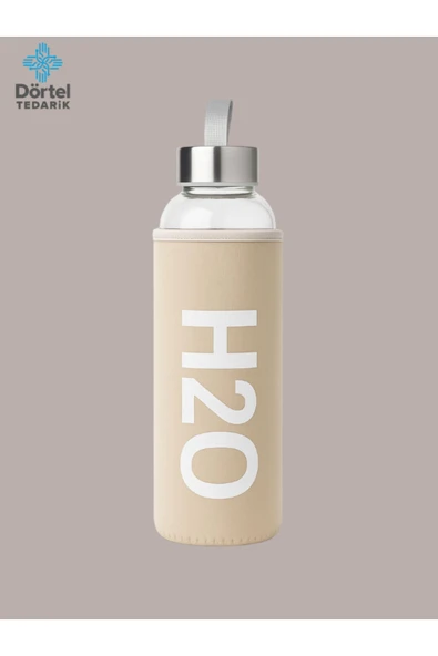 Tohana H2o Kılıflı Cam Matara 600 Ml ürün görseli 1