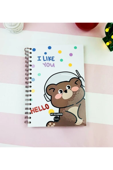 I Like You Tasarımlı Konuşan Ajanda ürün görseli 1