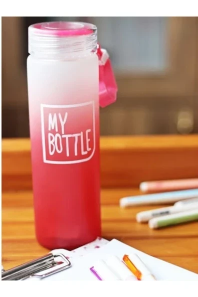 Dörtel Tedarik My Bottle Marka Cam Matara 420 ML - Renk Seçenekli ürün görseli 1