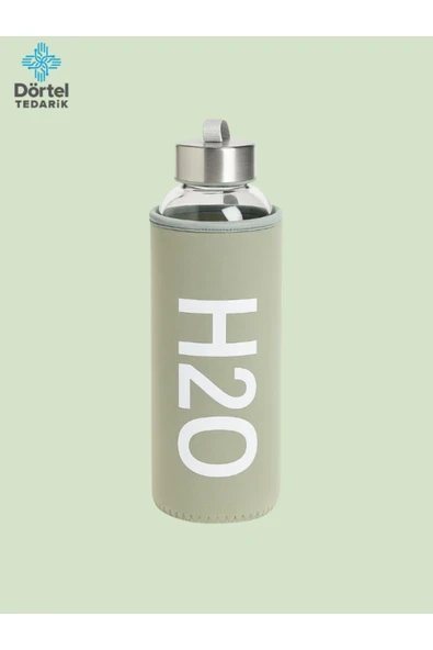 Tohana H2o Kılıflı Cam Matara 500 ML ürün görseli 1