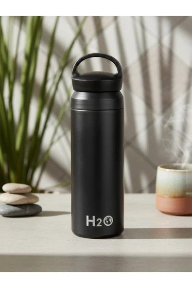 H2o Termos Kupa 500 ML Siyah ürün görseli 1