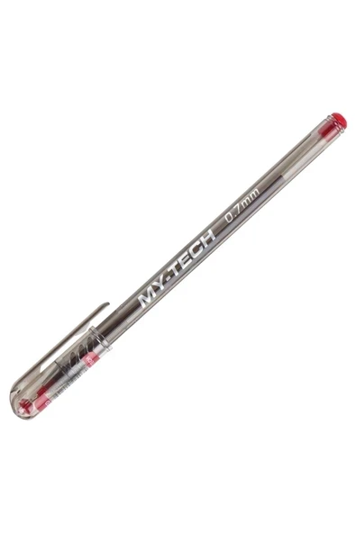 Pensan Tükenmez Kalem My-Tech 0.7 MM İğne Uç Kırmızı 2240 1 Adet ürün görseli 1