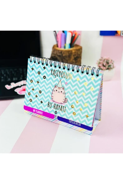 Yaşıyosun Bu Hayatı V2 Tasarımlı Konuşan Planner 1227 ürün görseli 1