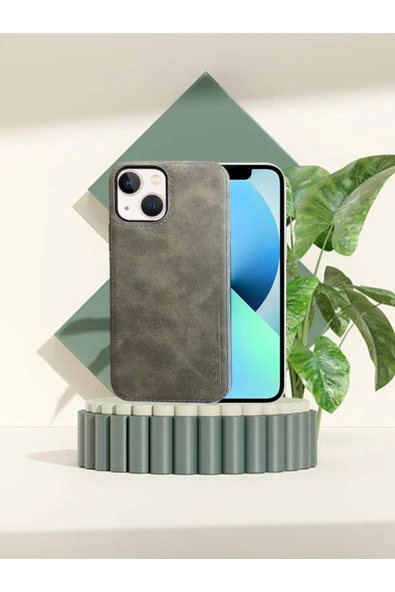 DEERDERİ Juno İphone Hakiki Deri Koruyucu Kılıf Uyumlu Iphone 13/14/15 ürün görseli 1