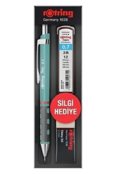 Tikky Versatil Deniz Mavi Uçlu Kalem 3 Lü Okul Seti Silgi Hediye ürün görseli 1