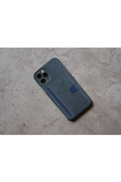 DEERDERİ Kartlıklı Tutacaklı İphone Hakiki Deri Koruyucu Kılıf Iphone 12/12 Pro ürün görseli 1