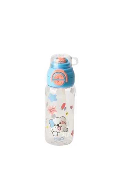 Tohana H2o Sevimli Desenli Polikarbon Matara 650 ML ürün görseli 1