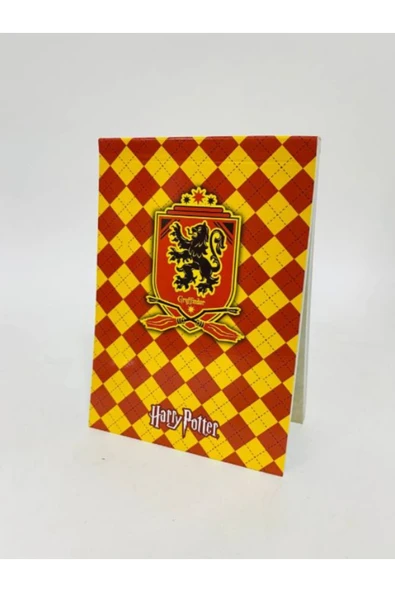 Harry Potter Lisanslı Gryffindor Notepad - Resim 2