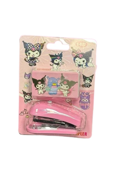 Sanrio Kuromi Mini Zımba Seti 2'li Pembe ürün görseli 1