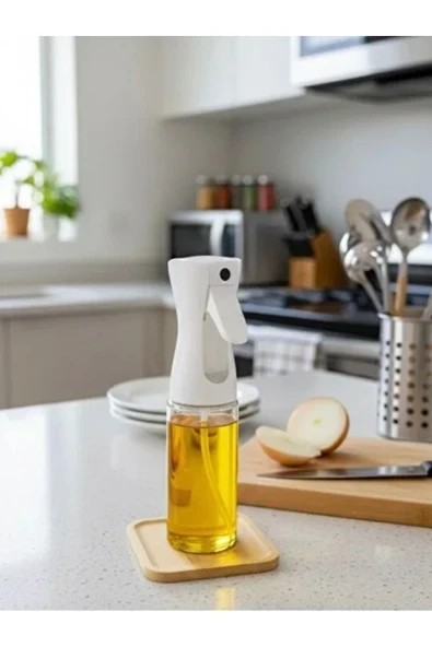 Dörtel Tedarik Air Sprey Cam Yağlık Püskürtmeli Yağdanlık XL 300 ML ürün görseli 1
