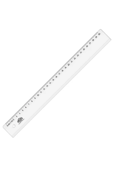 Standart Cetvel Plastik Geniş 30 Cm 0160 ürün görseli 1