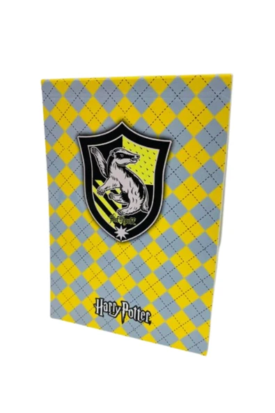 Harry Potter Lisanslı Hufflepuff Notepad ürün görseli 1