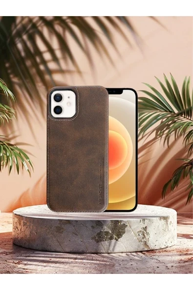 DEERDERİ Juno Iphone 11 Hakiki Deri Koruyucu Kılıf ürün görseli 1