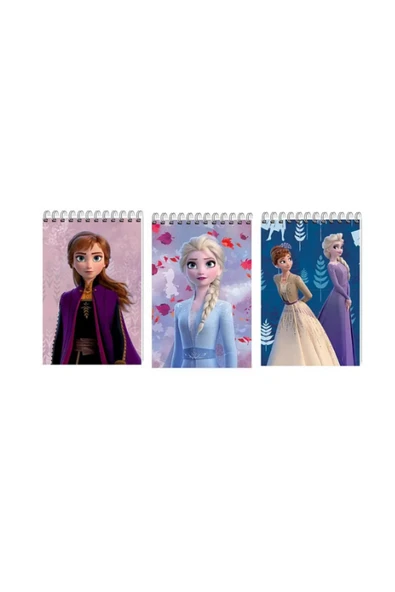 Keskin Color Bloknot Spiralli Frozen 42 YP A7 3'lü 140100-92 ürün görseli 1