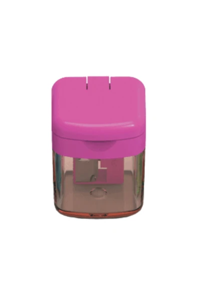Mini Box Trendy Tek Gözlü Kalemtraş Pembe ürün görseli 1