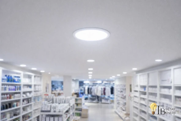 3W Yuvarlak LED Panel Gün Işığı - Resim 3