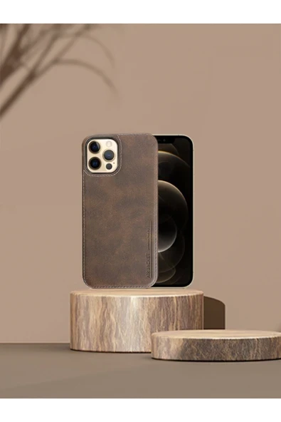 DEERDERİ İphone Hakiki Deri Koruyucu uyumlu Kılıf Iphone 13/14/15 ürün görseli 1