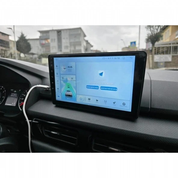 RENAULT TALİANT-SANDERO İLE UYUMLU ANDROİD CARPLAY MULTİMEDYA KAMERA 4-64GB ürün görseli 1