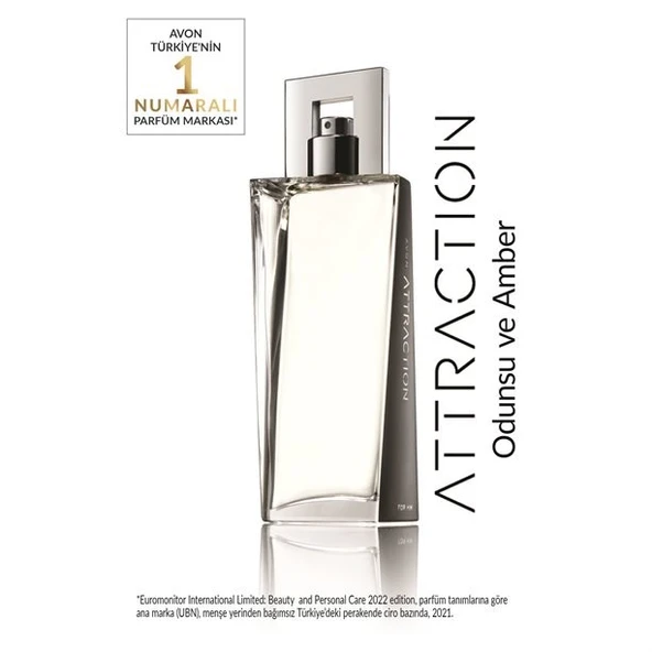 AVON ATTRACTION ERKEK PARFÜM  EDT 75 ML ürün görseli 1