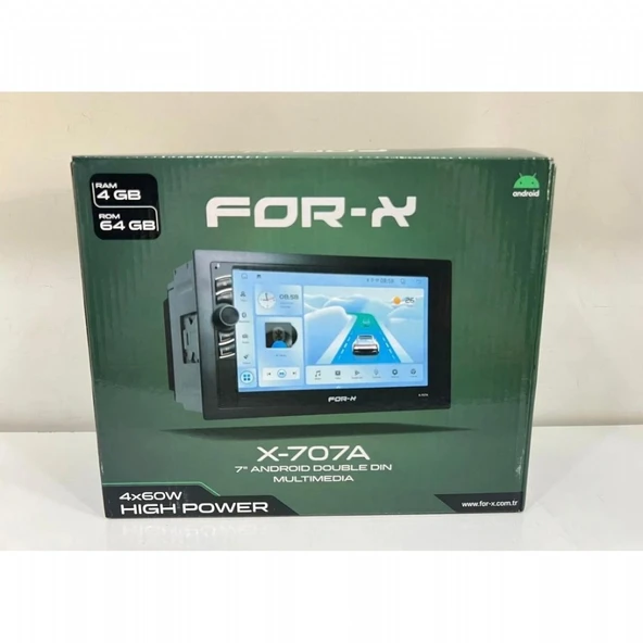 X-707A UYUMLU ANDROİD 7 İNÇ DOUBLE TEYP 4/64 PRO - Resim 6