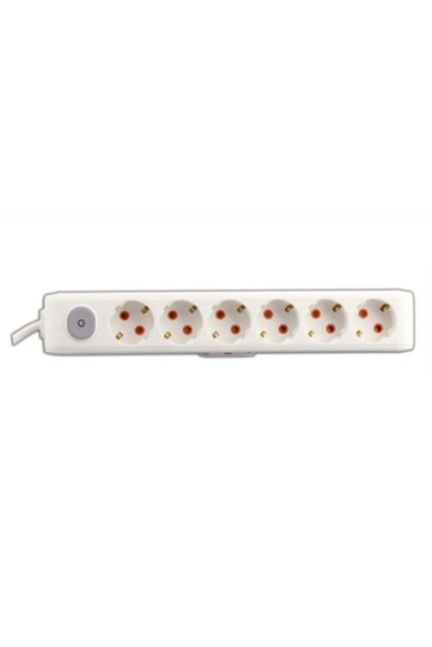VİKO Multi-let 6'lı Anahtarlı 5mt Kablolu Beyaz 90117605 ürün görseli 1
