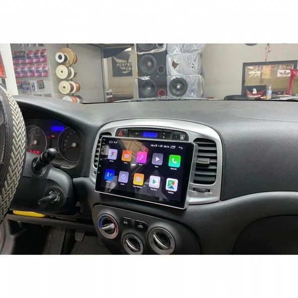 HYUNDAİ ACCENT ERA İLE UYUMLU ANDROİD CARPLAY MULTİMEDYA 4 RAM 64 GB QLED AHD KAMERA ürün görseli 1