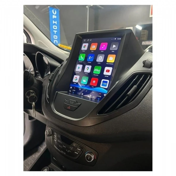 FORD COURİER TESLA-ALT PAKET (2015-2023)-9.7'' ANDROİD GERÇEK 4+64GB-/WİFİ/BT-CARPLAY ürün görseli 1