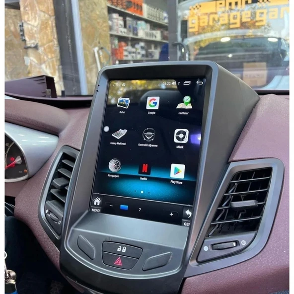 FORD FİESTA TESLA (2009-2018)-9.7'' ANDROİD GERÇEK 4+64 GB RAM/4ÇEKİRDEK 1.6GHZ/BT-CARPLAY ürün görseli 1