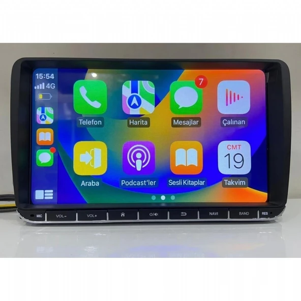 VOLKSWAGEN 9'' UYUMLU ANDROİD CARPLAY 2/32 MULTİMEDYA QLED EKRAN AHD GERİ GÖRÜŞ KAMERA FANLI PRO SERİ ürün görseli 1