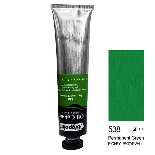 Bigpoint Yağlı Boya 200 ml Permanent Green 538 ürün görseli 1