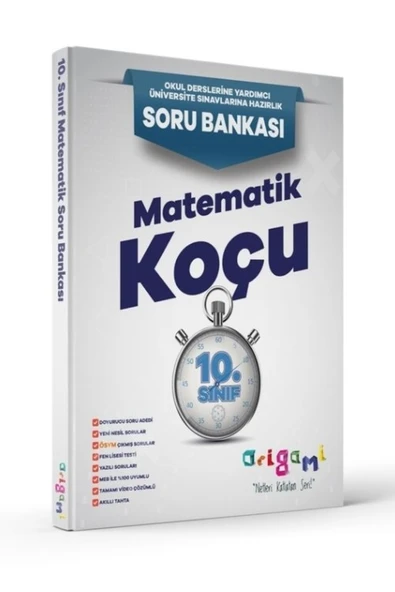 10.Sınıf Origami Matematik Koçu Soru Bankası Tammat Yayıncılık ürün görseli 1