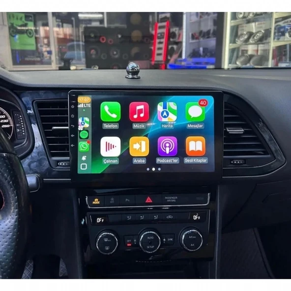 SEAT LEON 2013-2018 İLE UYUMLU ANDROİD CARPLAY MULTİMEDYA KAMERA 4/64GB ürün görseli 1
