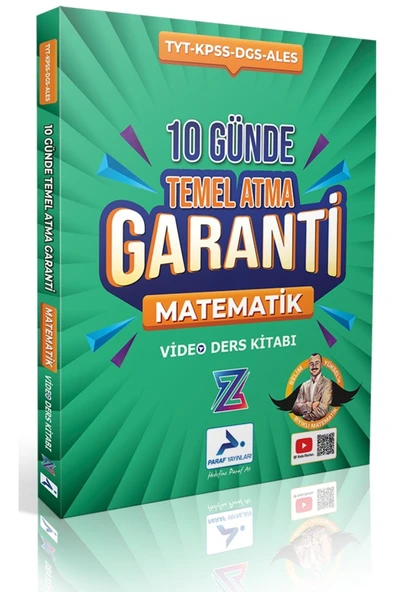 Paraf Z Takım 2025 Tyt Matematik Bıyıklı Matematik 10 Günde Temel Atma Garanti ürün görseli 1