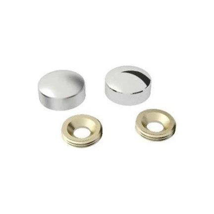 Vida Kapama Kapağı 13 mm, Krom - 10 Adet ürün görseli 1