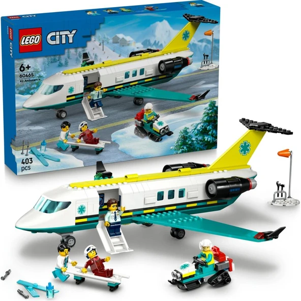 LEGO 60465  City Acil Hava Ambulans Uçağı ürün görseli 1