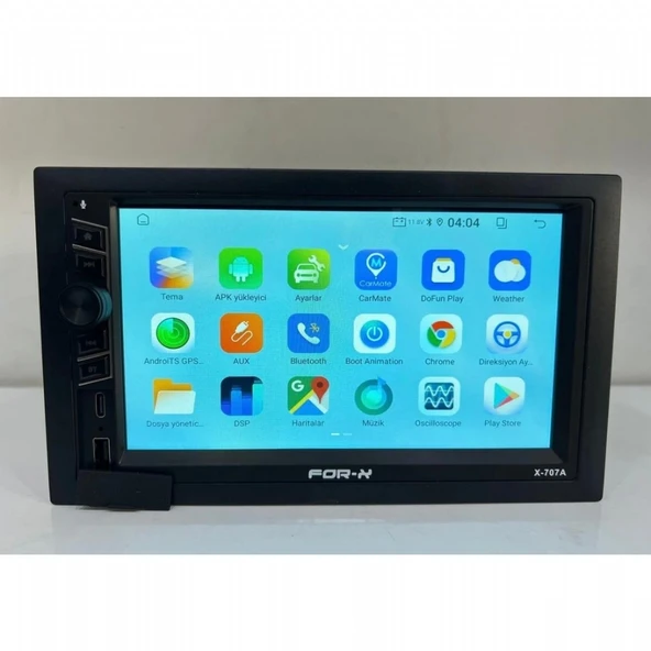 X-707A UYUMLU ANDROİD 7 İNÇ DOUBLE TEYP 4/64 PRO - Resim 7