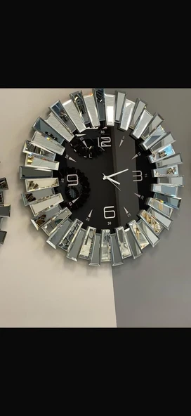 PIYANO SAAT 60CM(GÜMÜŞ) ürün görseli 1