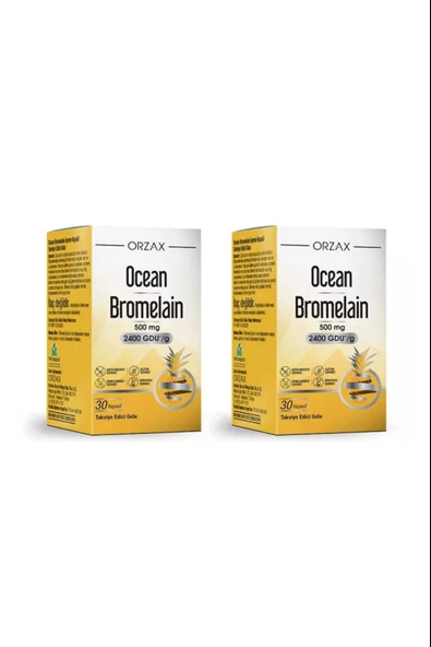 Ocean Bromelain 500 mg 30 Kapsül 2 Adet ürün görseli 1