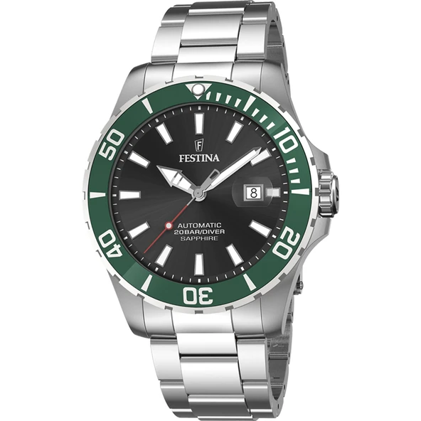FESTINA F20531/2 AUTOMATIC DIVER SAPPHIRE ERKEK KOL SAATİ ürün görseli 1
