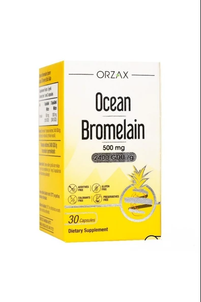 Ocean Bromelain 500 mg 30 Kapsül ürün görseli 1